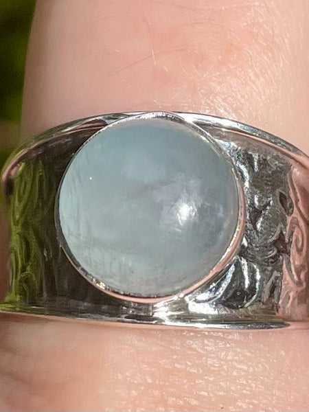 Large Aquamarine Ring Size 9 - Morganna’s Treasures 