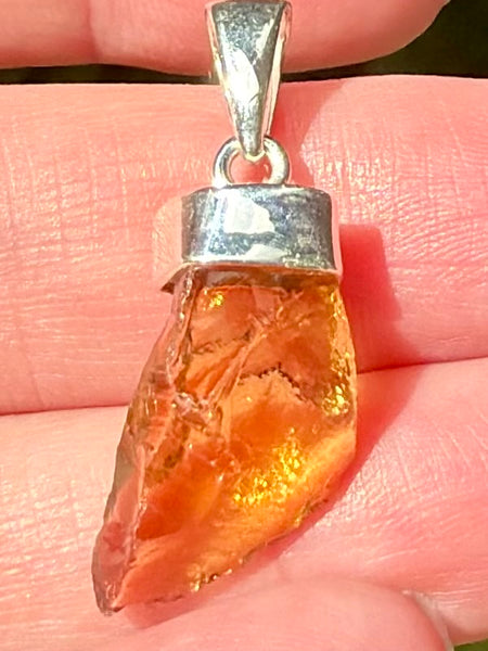 Rough Citrine Pendant