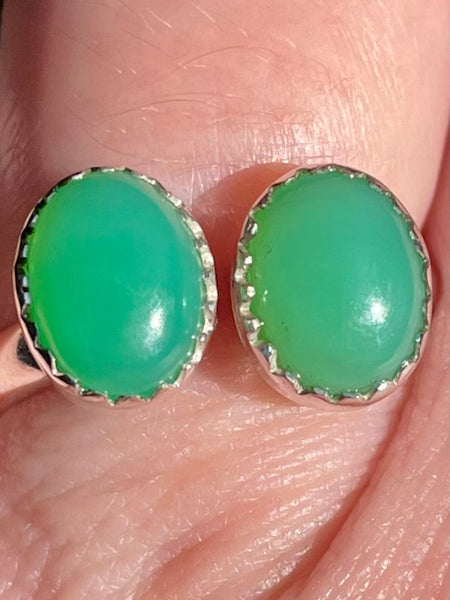 Chrysoprase Ring Size 8.5 - Morganna’s Treasures 