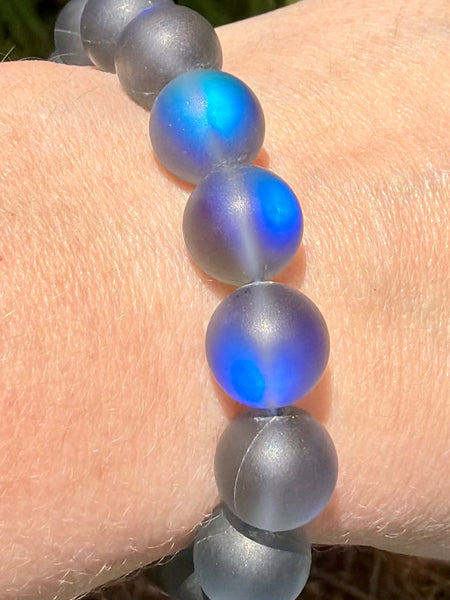 Iridescent Crystal Bracelet -Dark - Morganna’s Treasures