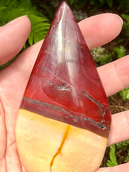 Beautiful Mookaite Jasper Flame