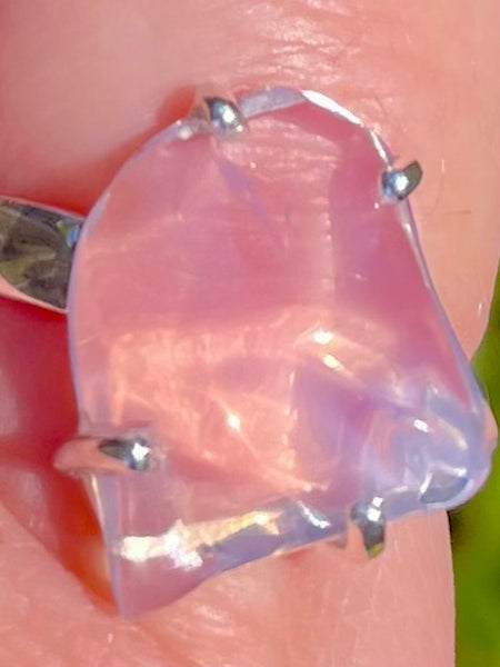 Rough Lavender Quartz Ring Size 9 - Morganna’s Treasures