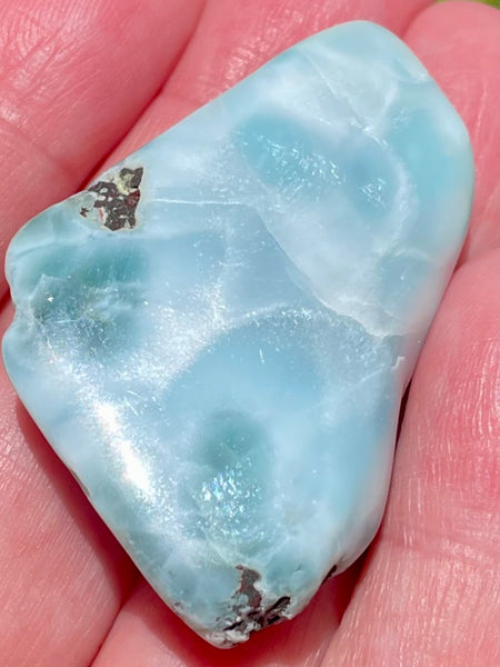 Larimar Palm Stone - Morganna’s Treasures