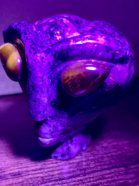 Yooperlite and Tigers Eye Alien - Morganna’s Treasures