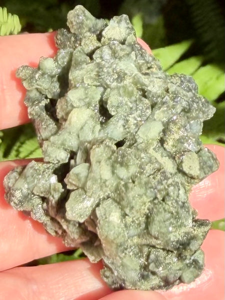 Prehnite with Epidote Cluster