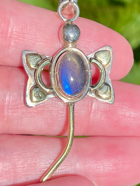 Labradorite Dragonfly Pendant - Morganna’s Treasures