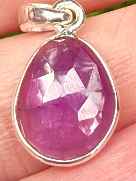 Faceted Purple Amethyst Pendant