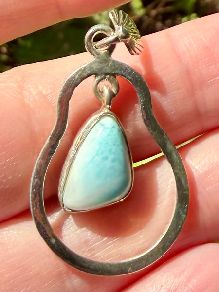 Beautiful Larimar Pendant - Morganna’s Treasures