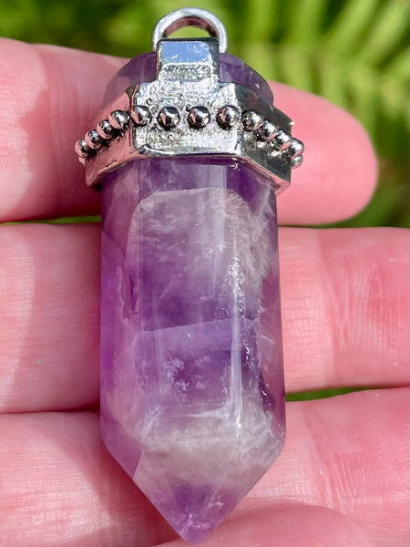 Purple Amethyst Pendant - Morganna’s Treasures 