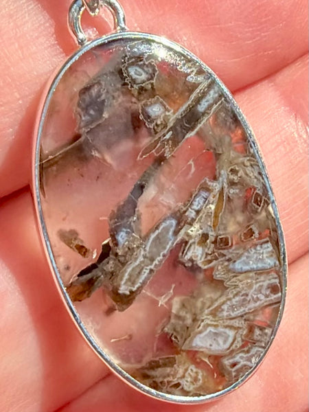 Turkish Tube Agate Pendant