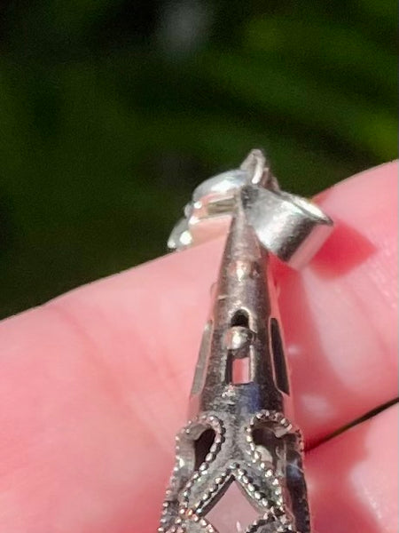 Rose Quartz Tree of Life Pendulum/Pendant