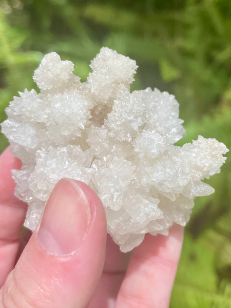 Fluorescent White Aragonite - Morganna’s Treasures 