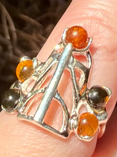 Baltic Amber Ring Size 4.5