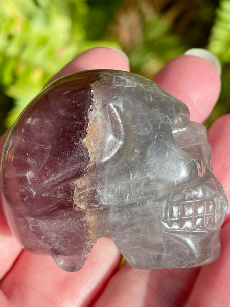 Carved Fluorite Skull - Morganna’s Treasures 