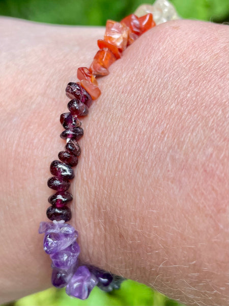 Chakra Chip Bracelet - Morganna’s Treasures