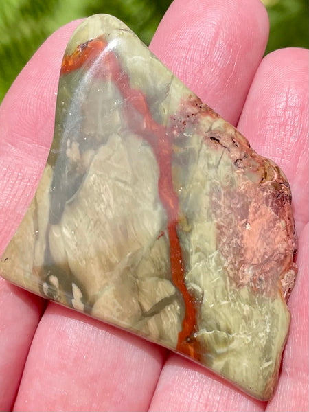 Morrisonite Jasper Palm Stone - Morganna’s Treasures 