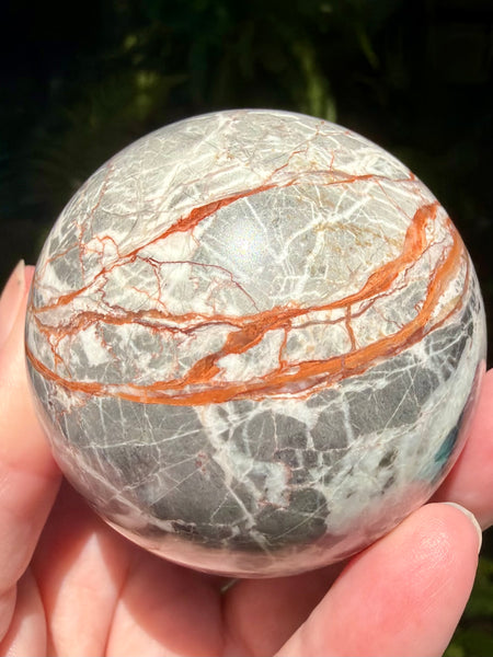 Spider Web Jasper Sphere