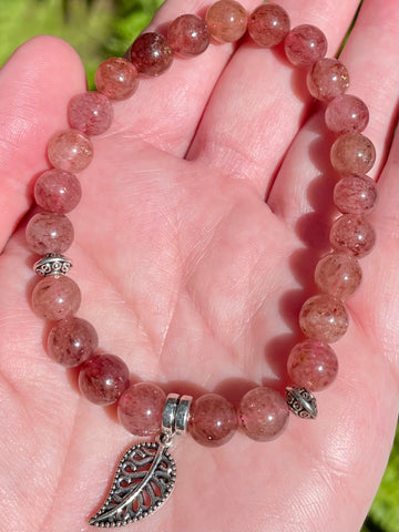 Lepidocrocite Feather Bracelet - Morganna’s Treasures