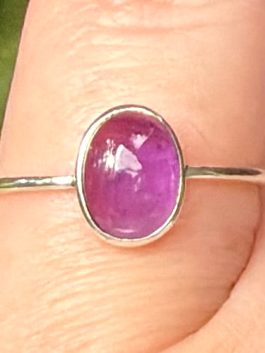 Purple Amethyst Ring Size 6.5 - Morganna’s Treasures