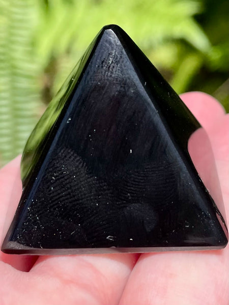 Black Obsidian Pyramid - Morganna’s Treasures