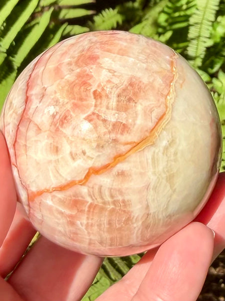 Beautiful Red Calcite Sphere