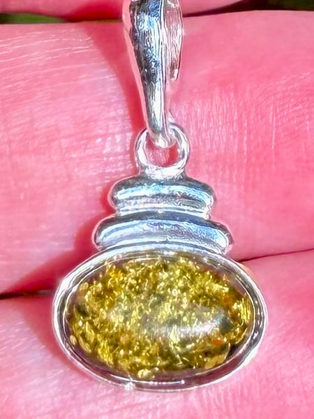 Green Amber Pendant