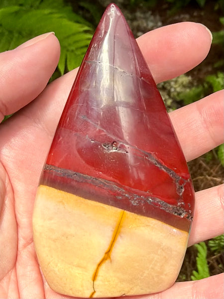 Beautiful Mookaite Jasper Flame
