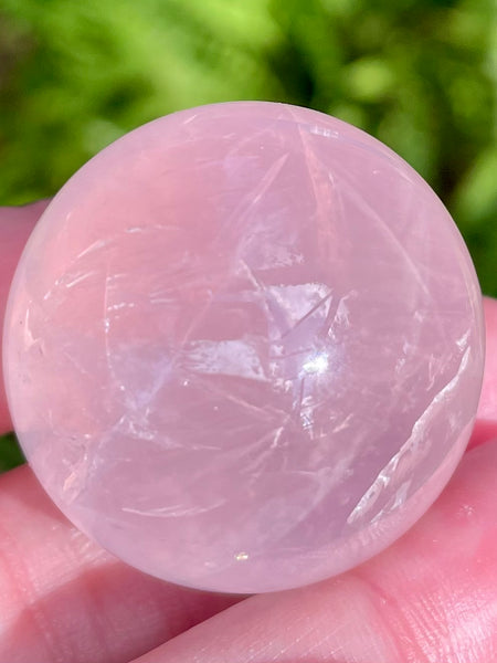 Rose Quartz Crystal Ball - Morganna’s Treasures 