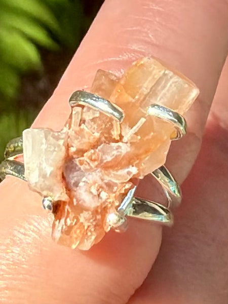 Heulandite Cluster Ring Size 6