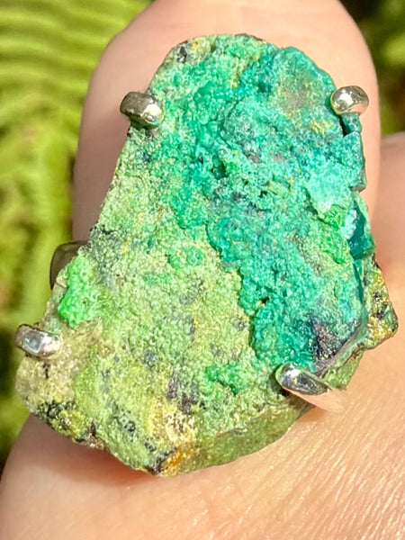 Rough Conichalcite Ring Size 7.5 - Morganna’s Treasures