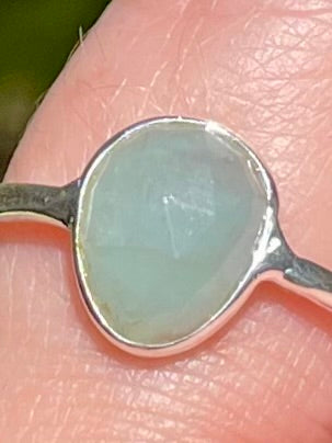 Faceted Aquamarine Ring Size 6 - Morganna’s Treasures
