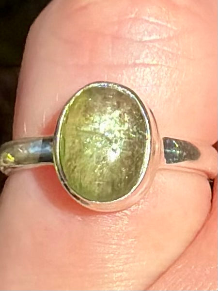 Green Kyanite Ring Size 6 - Morganna’s Treasures