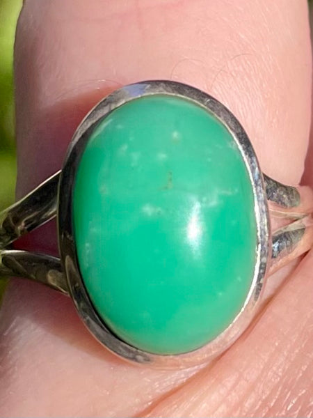 Chrysoprase Ring Size 7