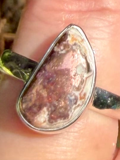 Copper in Agate Ring Size 7 - Morganna’s Treasures