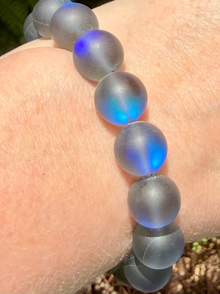 Iridescent Crystal Bracelet -Dark - Morganna’s Treasures