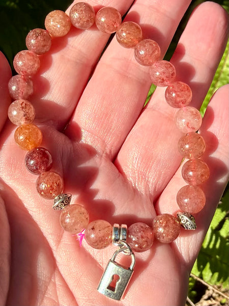 Lepidocrocite Lock Bracelet