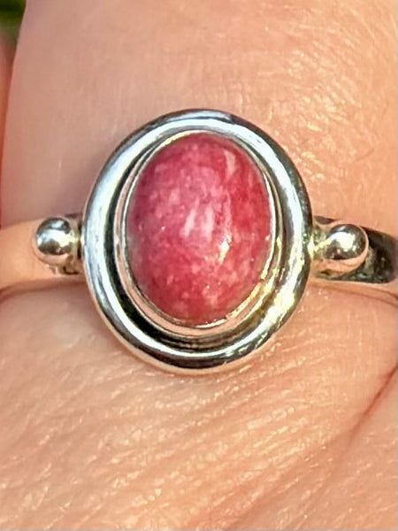 Pink Thulite Ring Size 9 - Morganna’s Treasures