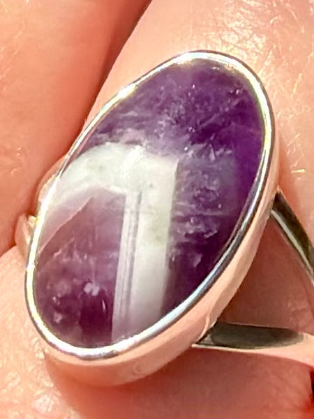 Chevron Amethyst Ring Size 9.5 - Morganna’s Treasures
