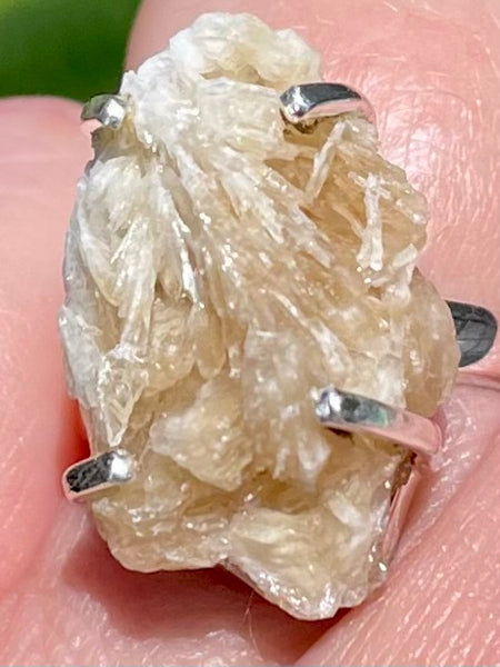 Barite with Cerussite Cluster Ring Size 7 - Morganna’s Treasures