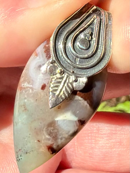 Aqua Chrysoprase Pendant