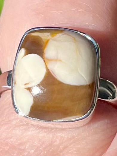 Peanut Wood Jasper Ring Size 7.5