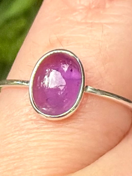 Purple Amethyst Ring Size 6.5 - Morganna’s Treasures