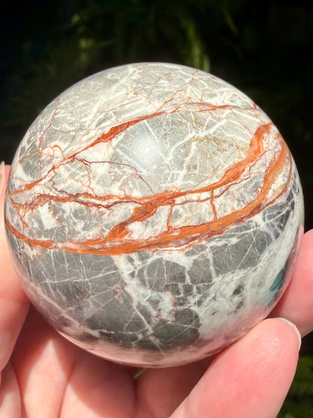 Spider Web Jasper Sphere