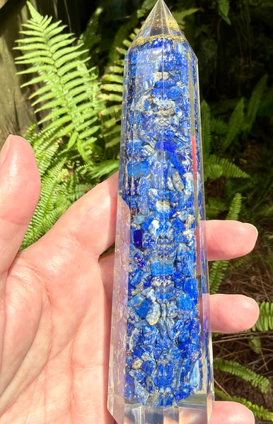 Lapis Lazuli Orgonite Tower - Morganna’s Treasures