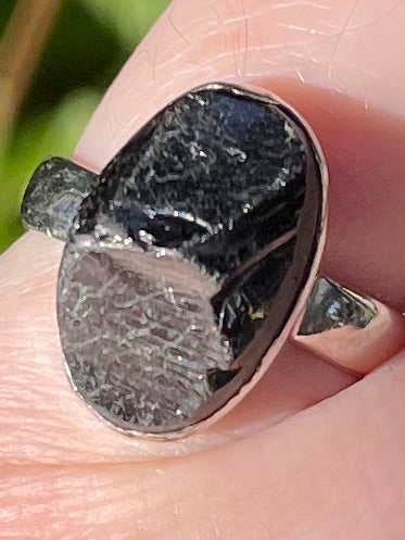 Rough Russian Shungite Ring Size 6 - Morganna’s Treasures