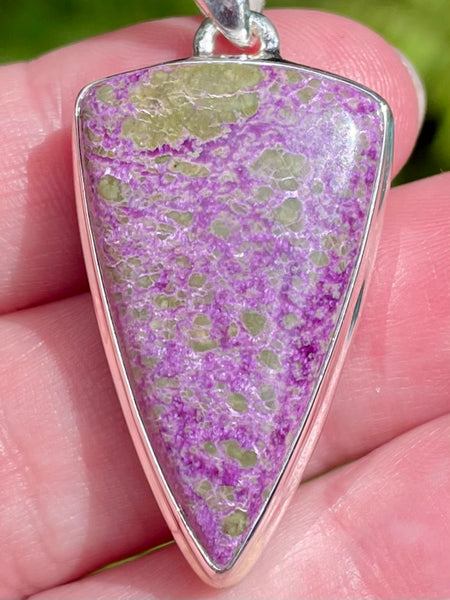 Variscite in Purpurite Pendant - Morganna’s Treasures 