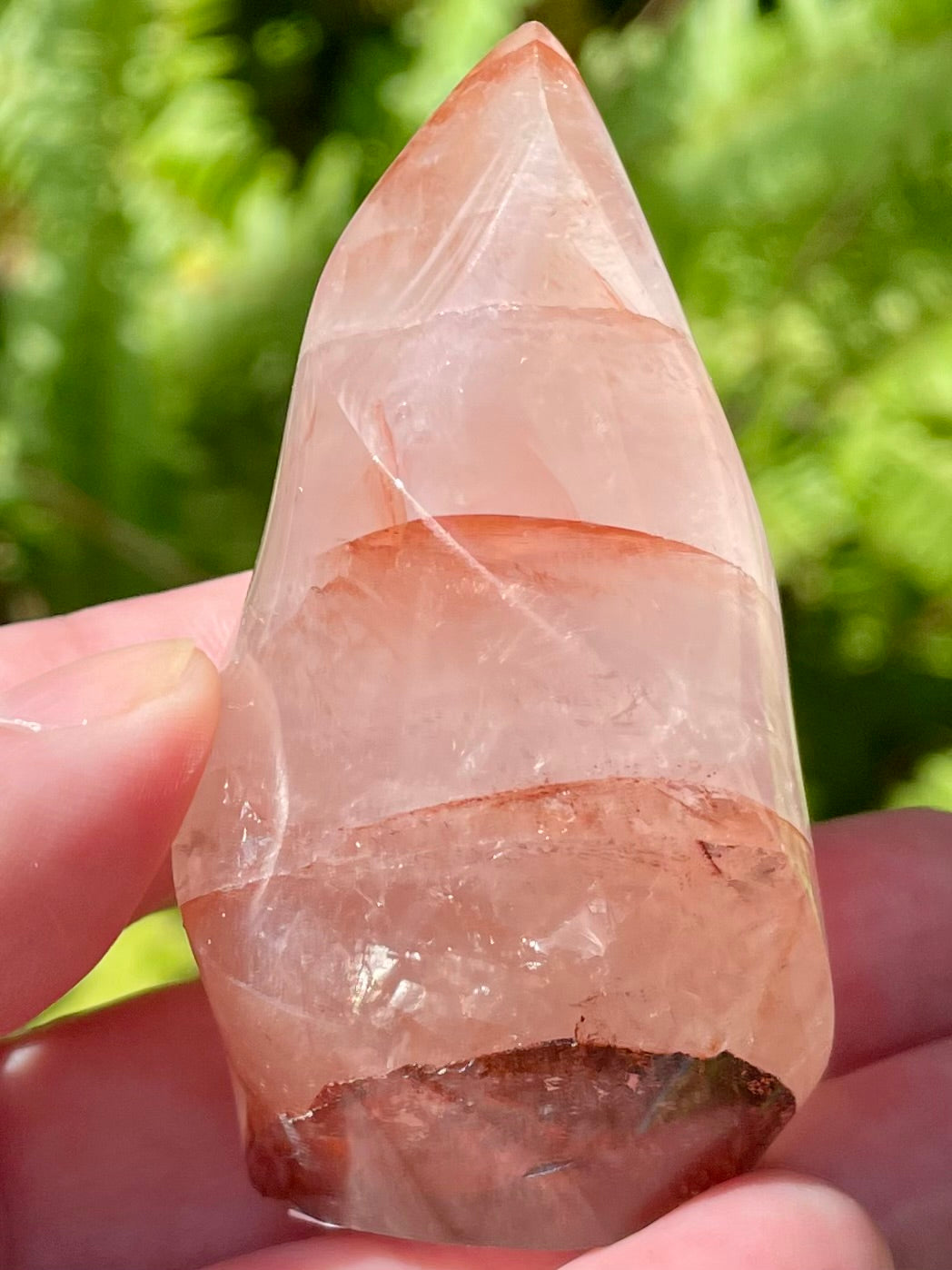 Small Hematoid Quartz Flame