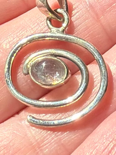 Rainbow Moonstone Pendant - Morganna’s Treasures