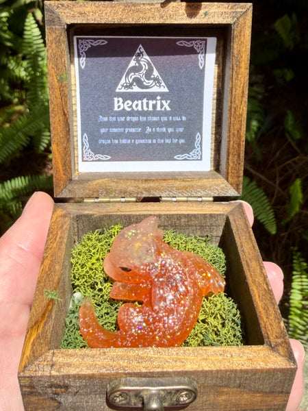 "Beatrix” Resin Dragon