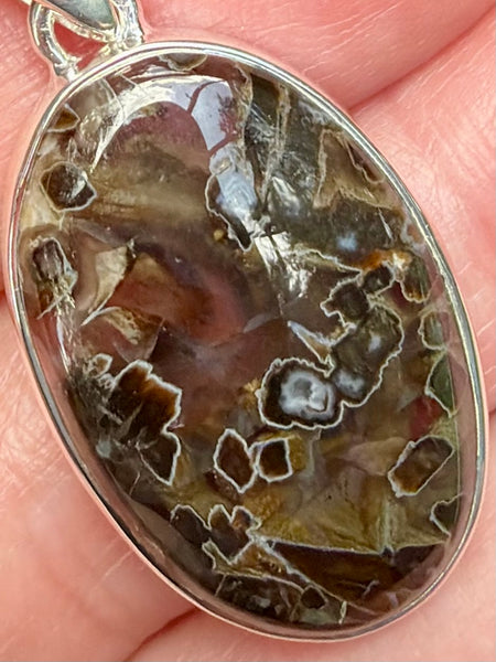 Turkish Tube Agate Pendant